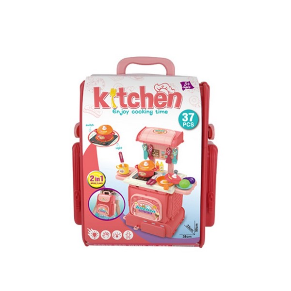 Продукт Chippo - Детска кухня-раница 2 в 1, 37 части - 0 - BG Hlapeta